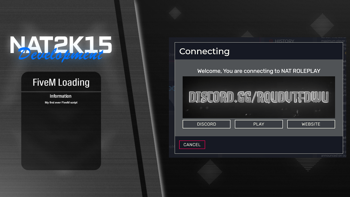 FiveM Pre Loading screen