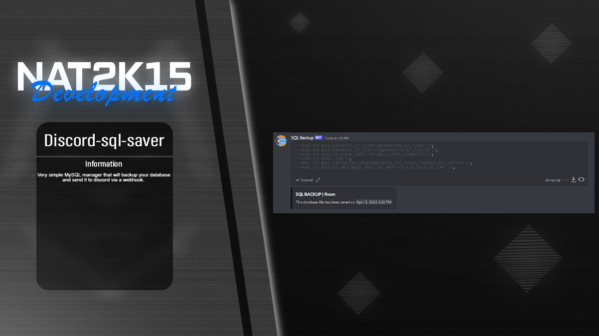 Discord-sql-saver