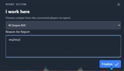 FiveM Modern Report System