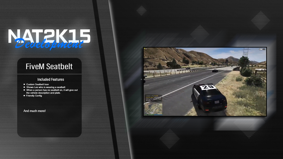 FiveM Seatbelt Script