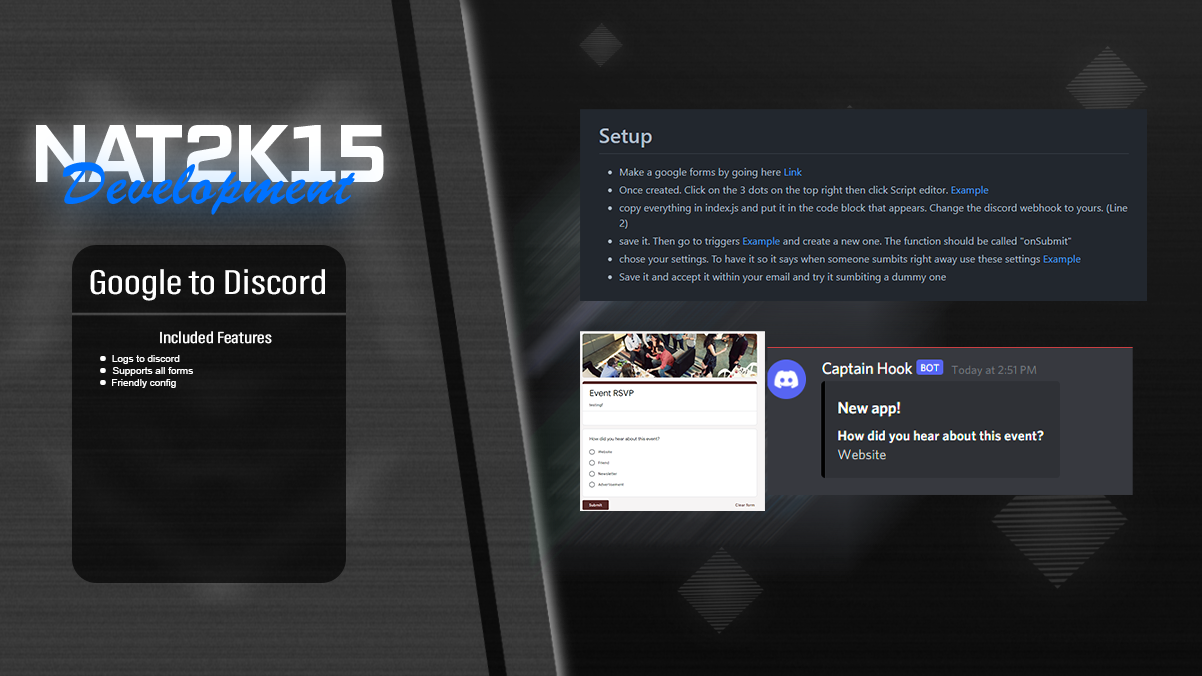 Google Form to discord