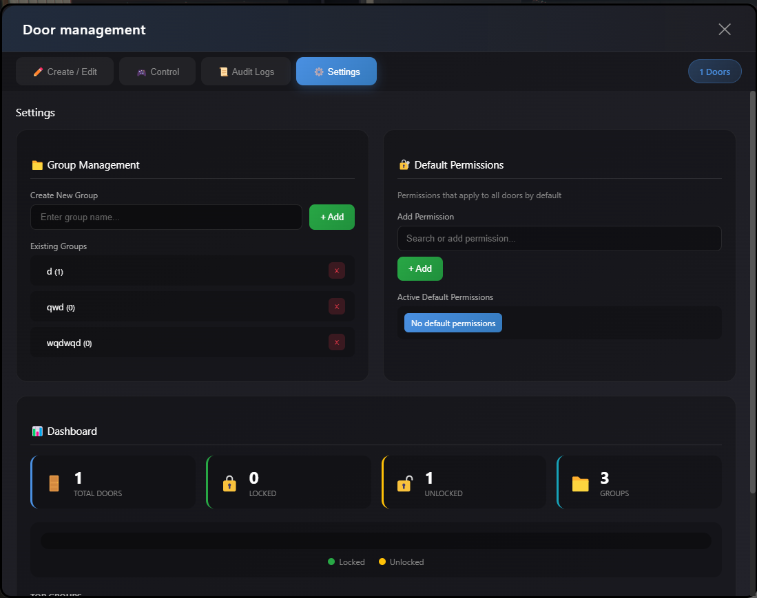 FiveM Door Management